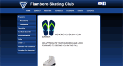Desktop Screenshot of flamboroskatingclub.com
